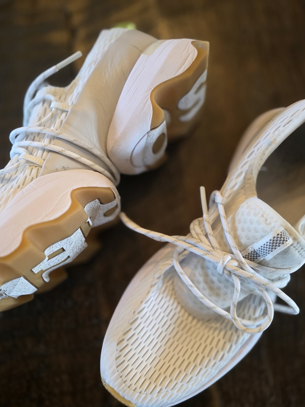 Sorel White Women's Athletic Sneakers with Gum Sole